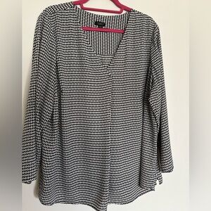 Talbots 2X Petite Tunic Blouse